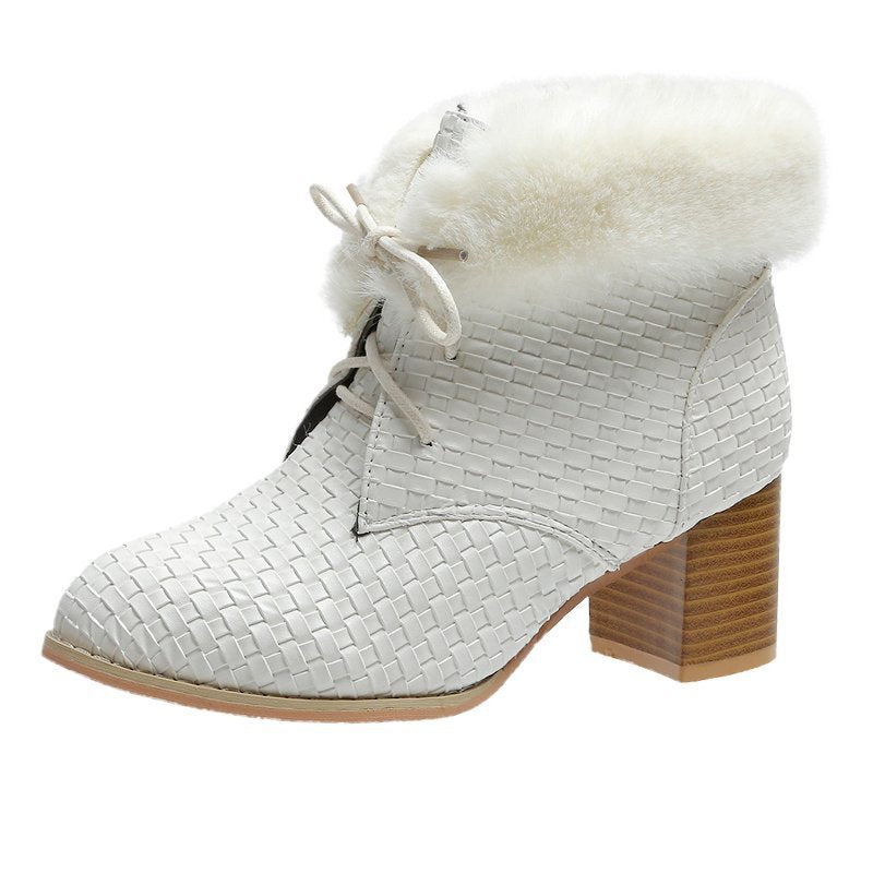 Bella Woven Cozy Booties - Sparkssy