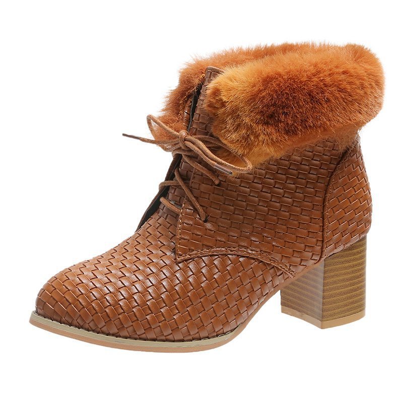 Bella Woven Cozy Booties - Sparkssy