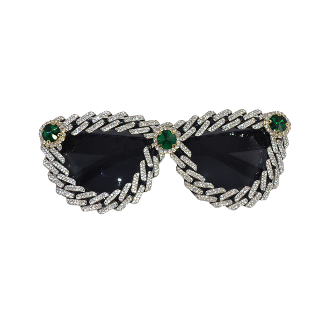 Emerald Twist Sunglasses - Sparkssy