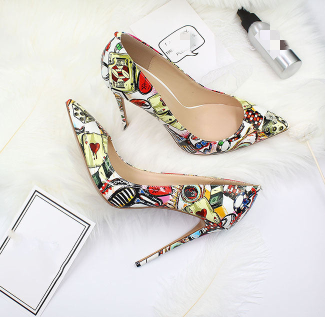 Pop Art Panache Pumps - Sparkssy