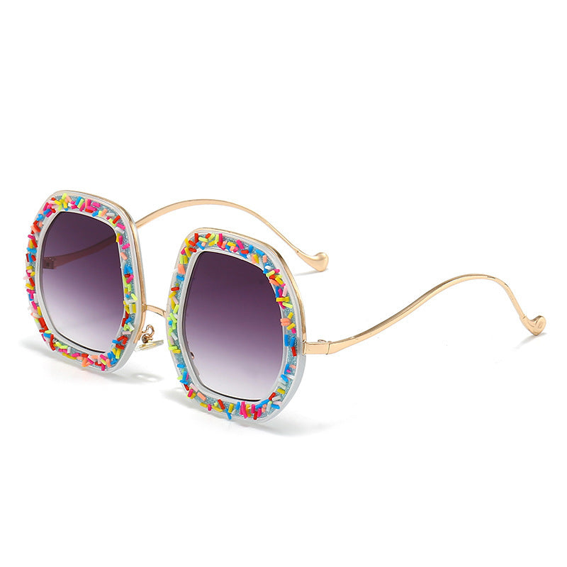 Cat Eye Cake Sunglasses Street Snap Fashion UV Protection Party - Sparkssy