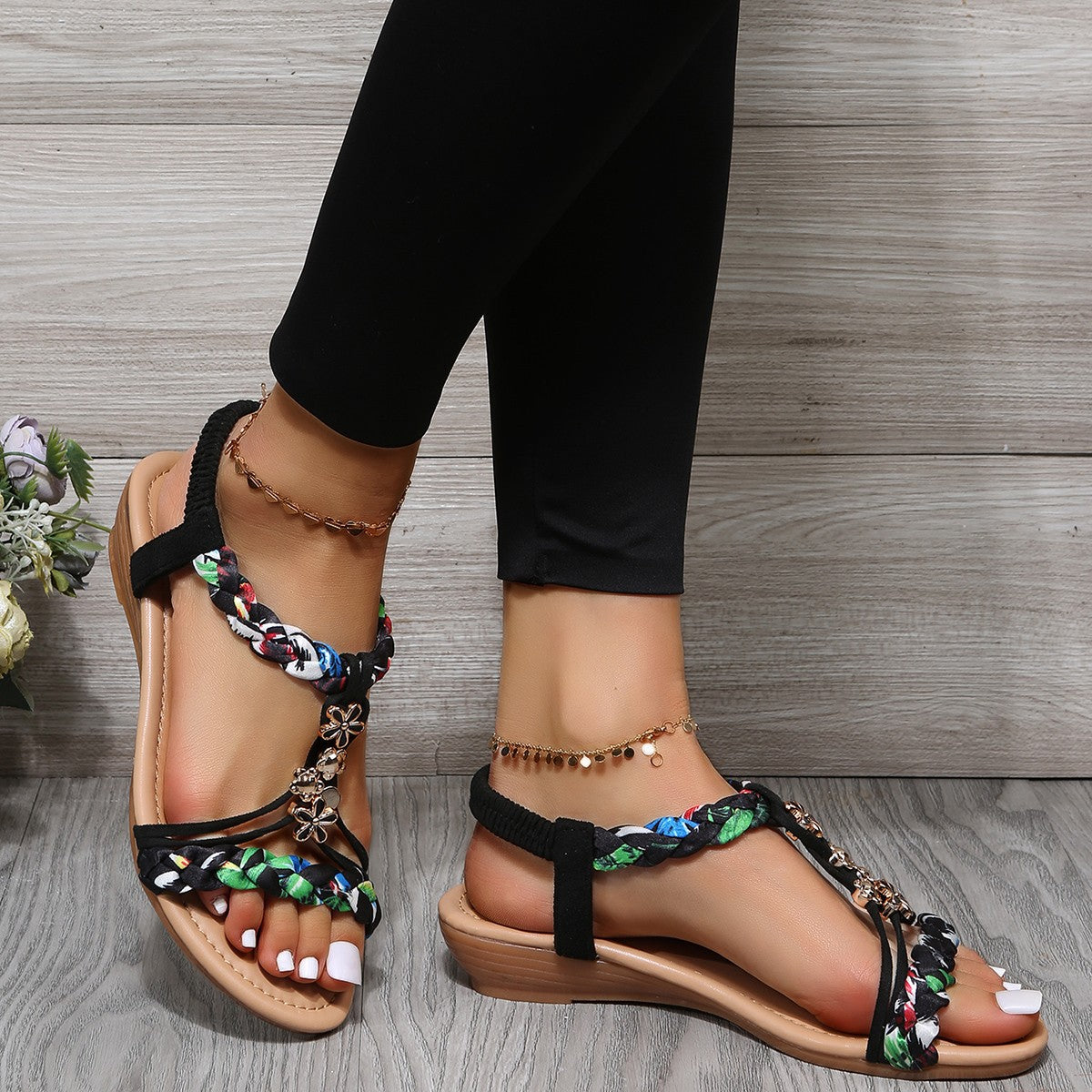 Tribal Twist Sandals - Sparkssy