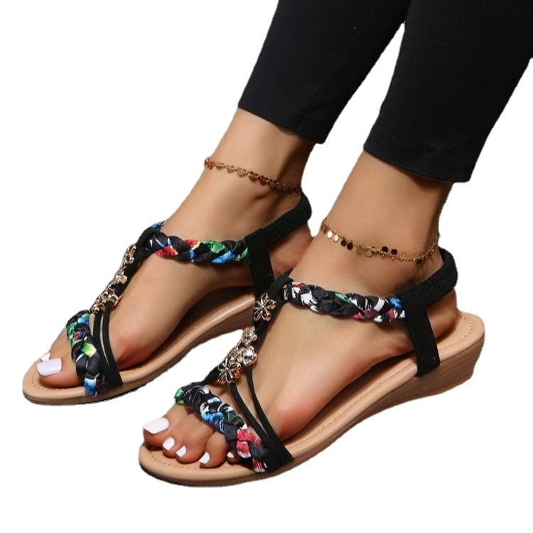 Tribal Twist Sandals - Sparkssy