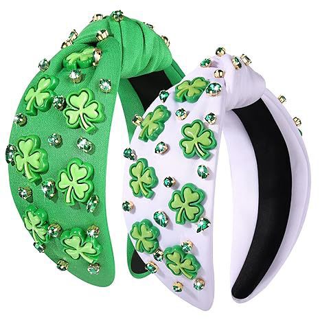 Diamond New Irish Green Hats Headband
