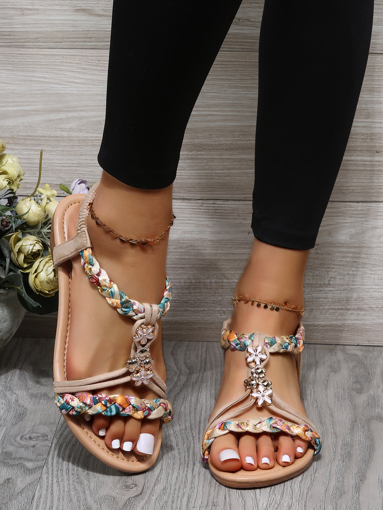 Tribal Twist Sandals - Sparkssy