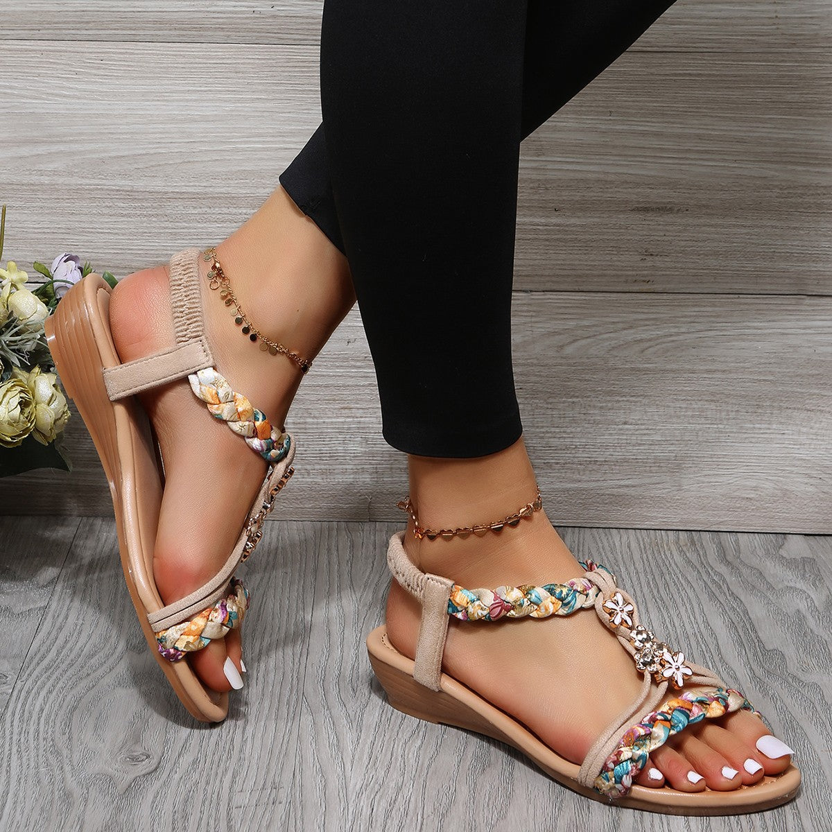 Tribal Twist Sandals - Sparkssy